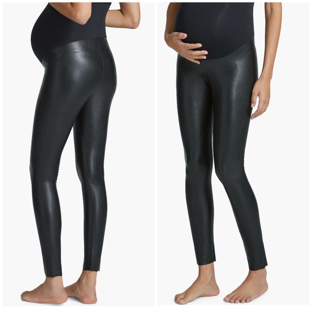 EUC (Worn Once) Commando Maternity Faux Leather Legging